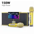 150W ad alta potenza RGB Pickup Rhythm Light microfono portatile Wireless altoparlante Bluetooth Sound Family Karaoke TF Subwoofer Ys-208
