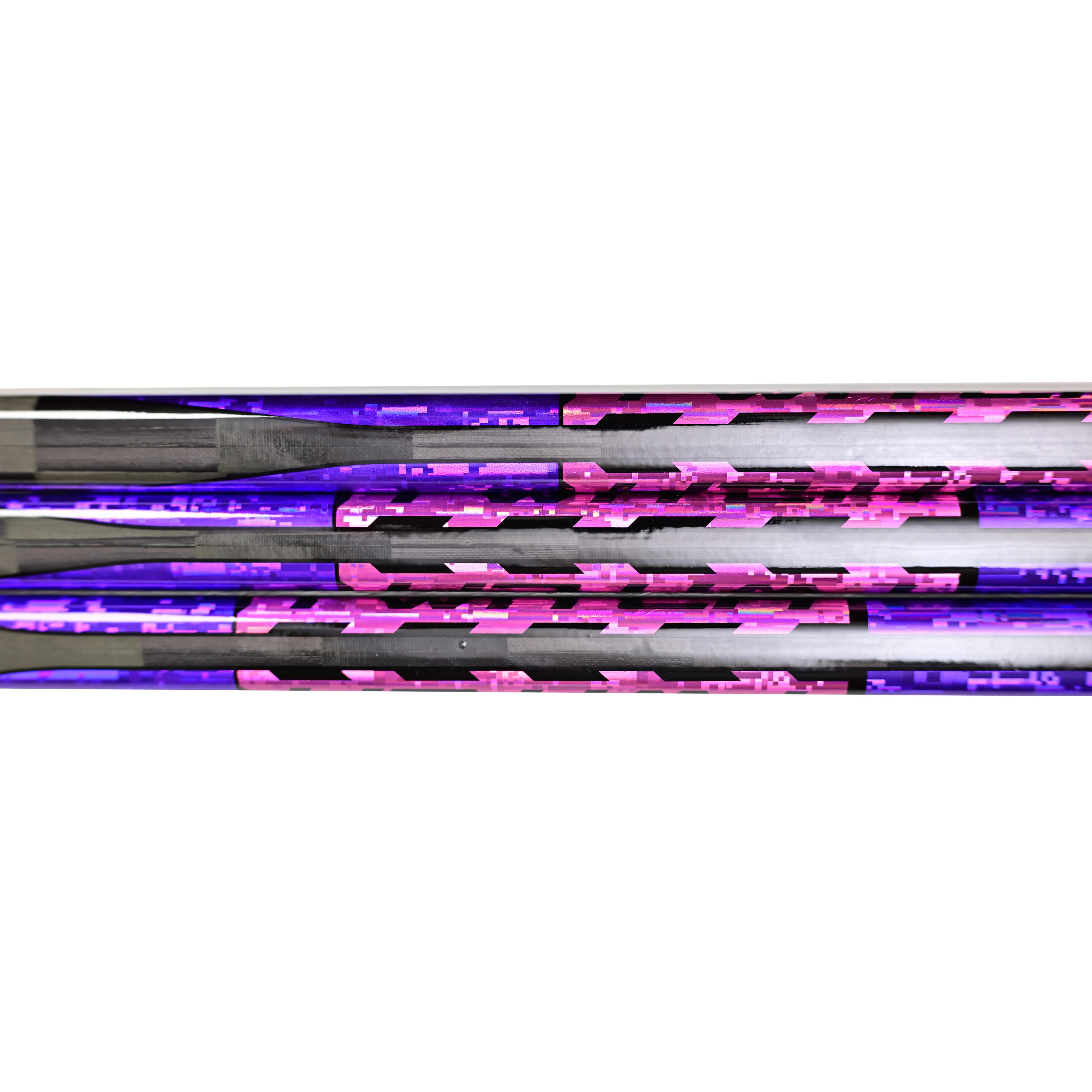 [2er-Pack][SR][Lila Twilite]Hyper-Twilite Hockeyschläger aus Kohlefaser mit violettem Griff und geringer Leckspitze Image