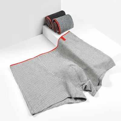 5 Stück antibakterielle Herren-Unterhosen aus reiner Baumwolle, Herren-Boxershorts. Herrenshorts, Sport-Boxershorts. Trendiger Boxershorts für Herren Image