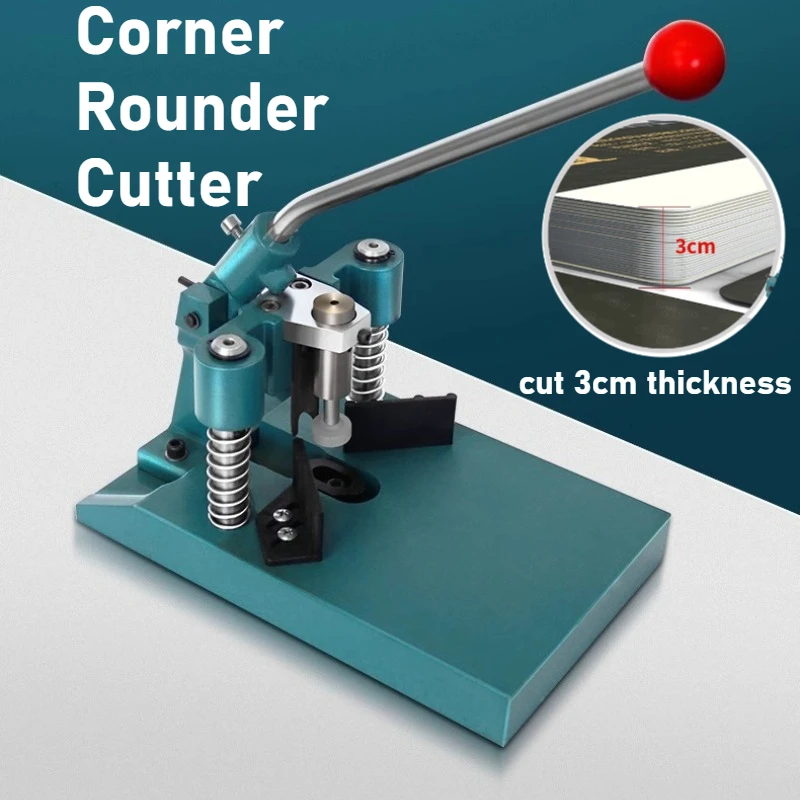 Eckenrundungsmaschine Set R6mm R10mm für Papier, Karten, PVC, ABS-Platten, Eckenstanze, Papierpresse für Schule, Büro und Geschäft Image