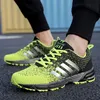 Heißer Verkauf Grün Laufschuhe Männer Sport Schuhe Jogging Mesh Atmungsaktive Turnschuhe Große Größe 47 Mann Trainer zapatillas laufen mujer