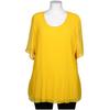 Selection by Ulla Popken Damen Bluse, Gr. 50, gelb, Synthetik, Viskose, Elasthan
