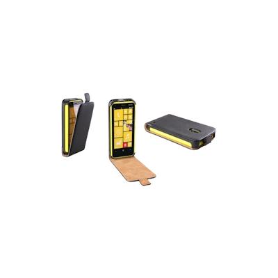 Flip Case für Nokia Lumia 620 schwarz ultra slim Image