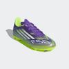 Fußballschuh ADIDAS PERFORMANCE "F50 LEAGUE KIDS FG/MG", Gr. 32, lila rush, cloud weiß, lucid lemon, Synthetik, Textil, sportlich, Schuhe, geeignet für Rasen- und Kunstrasenplätze