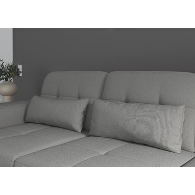Sofakissen SIT & MORE "Baviene", silber, B:65cm H:25cm T:11cm, Polsterauflagen, Deko-Kissen Sofakissen Sofa-Zubehör, Set, bestehend aus 2 Nierenkissen Image