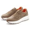 Sneaker JOHN DEVIN "Schnürschuh", Herren, Gr. 44, braun, Obermaterial: 100% Lederimitat. Futter: 100% Textilmaterial. Decksohle: 100% Textilmaterial. Laufsohle: 100% Synthetik, unifarben mit Farbeinsatz, Basic, Schuhe, Freizeitschuh,...