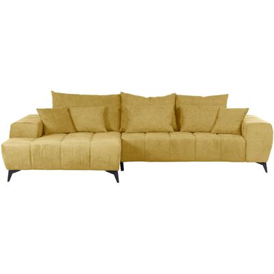 Ecksofa GUTMANN FACTORY, gelb, B:300cm H:60cm T:205cm, 95% Polyester 5% Nylon, Sofas Image