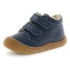 Lauflernschuh NATURINO "Cocoon Wide", Kinder, Gr. 26, blau (dunkelblau), Nappaleder, casual, Schuhe, Babyschuh, Klettschuh mit Wollfutter, Größenschablone zum Download
