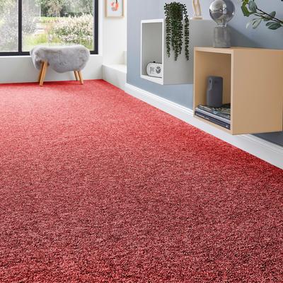 Teppichboden ANDIAMO "Matz, Schlinge, Made in Belgium", rot, B:500cm H:6mm L:1000cm, Kunstfaser, Teppiche, meliert, Breite 400 cm oder 500 cm, strapazierfähig & pflegeleicht Image