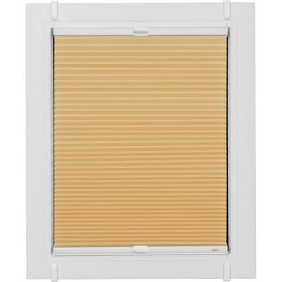 Wabenplissee SUNLINES "One Size Style Honeycomb TL", rot (apricot, weiß, weiß), B:45cm H:100cm, Obermaterial: 85% Polyester, 15% sonstige Fasern, Plissees, Zubehörfarbe weiß, zum Klemmen Image