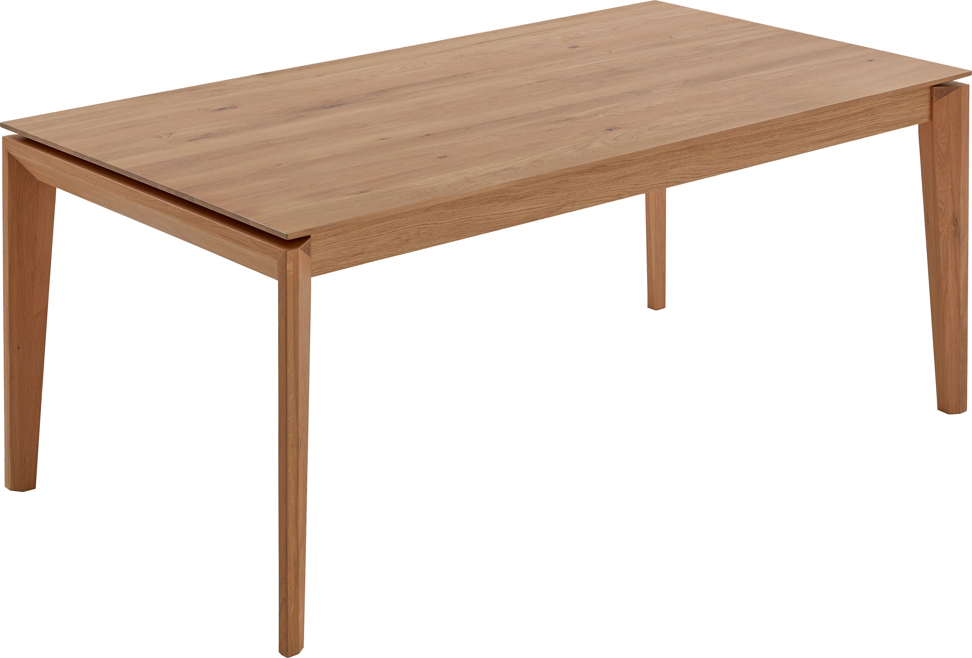 Esstisch INNOSTYLE "Sonate", braun (wildeiche, wildeiche), B:220cm H:76cm T:100cm, Tische, geteilte Platte in moderner Plankenoptik