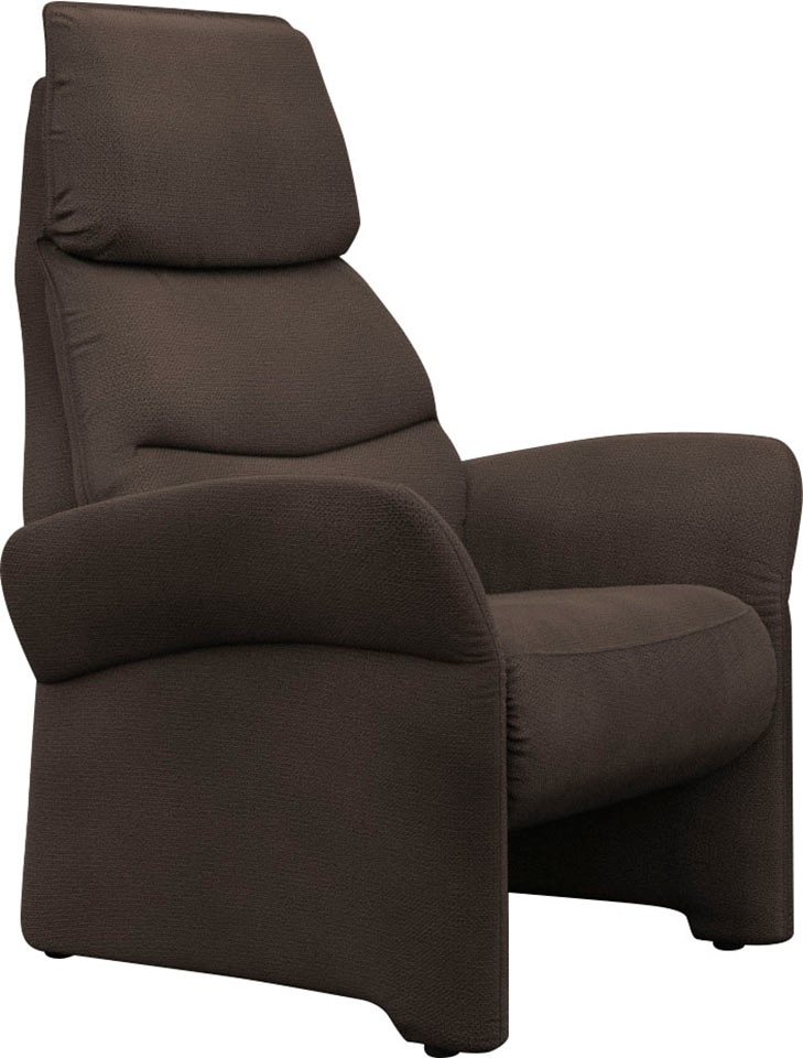 Relaxsessel ALINA "Savin", braun (dunkelbraun xbo 4), B:84cm H:114cm T:86cm, Struktur fein XBO (100% Polyester), Sessel, Relaxsessel, in Größe S, Liegefläche 178 cm, verstellbar, optional mit Aufstehhilfe