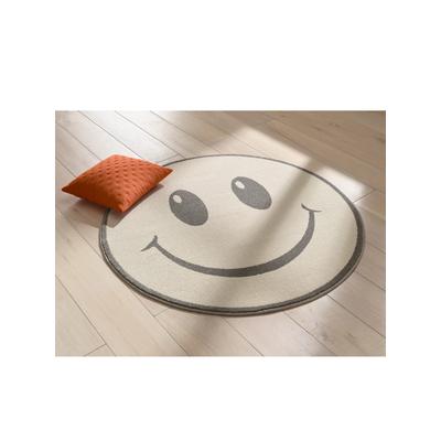 Teppich HEINE HOME Gr. 2, beige (ecru, grau), B:100cm H:10mm L:100cm, Polypropylen, Kunstfaser, Teppiche Image