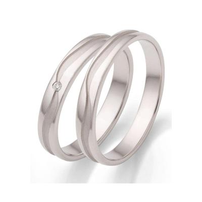 Trauring FIRETTI "Schmuck Geschenk Hochzeit Ehering "LIEBE" Gr. 66, silber (silberfarben), Fingerringe, 66, ohne Zirkonia, Silber 925 (Sterlingsilber), 3,5mm, wahlweise mit oder ohne Zirkonia (synth.) Image