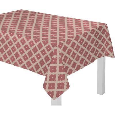 Tischdecke ADAM "Maroccan Shiraz Light" Gr. 2, rot (cherryrot), B:120cm L:120cm, Baumwolle, Tischdecken Image