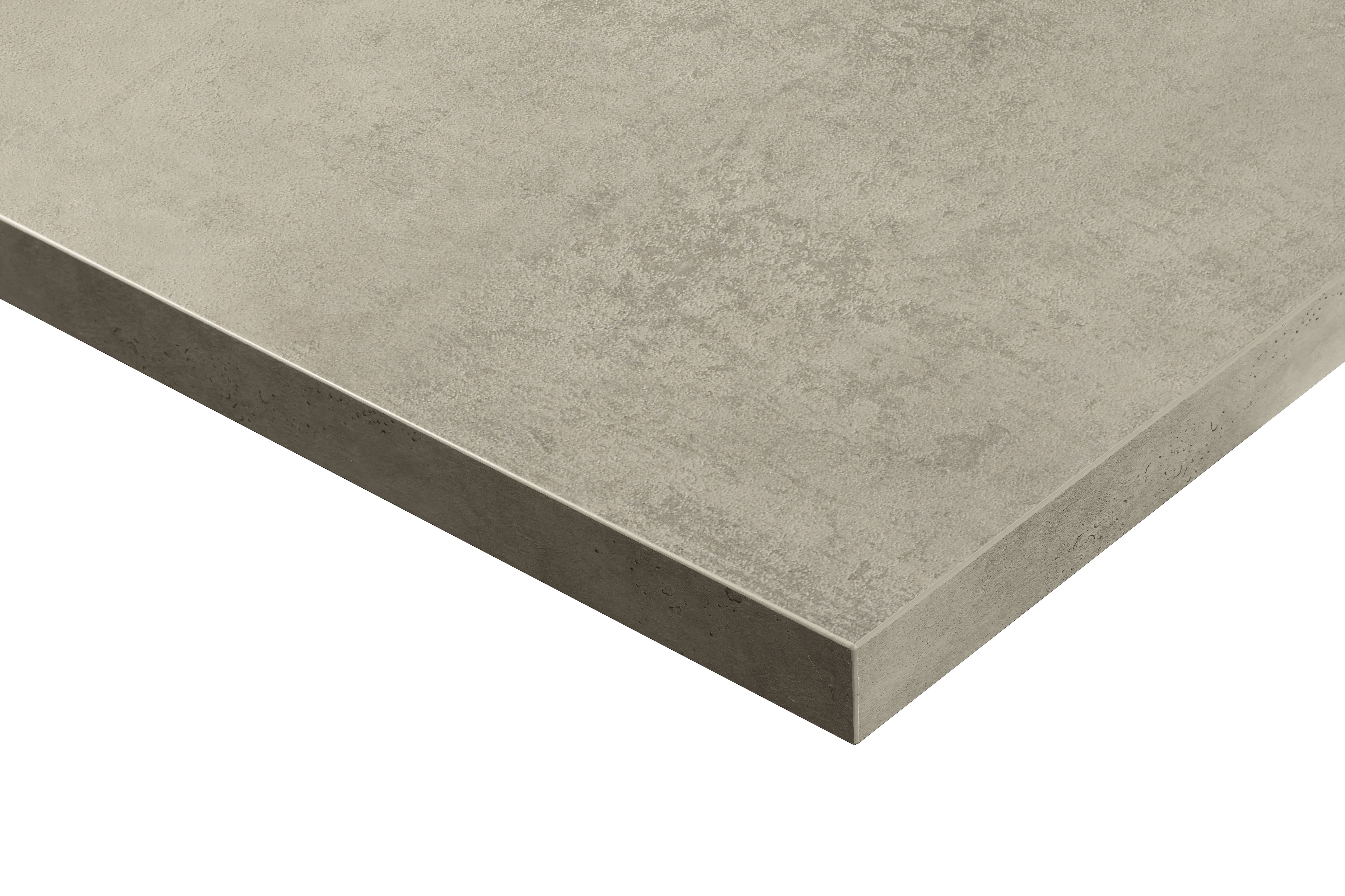 Arbeitsplatte KOCHSTATION "KS-Scafa", grau (beton hell), B:290cm H:4cm T:60cm, Holzwerkstoff, Tischplatten, in verschiedenen Breiten, Stärke 4 cm Image