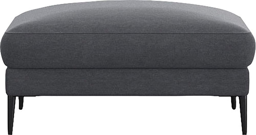 Pouf FLEXLUX "Belle Polsterhocker, Sitzhocker", grau (soft grau), B:95cm H:43cm T:73cm, Poufs, Pouf, Skandinavisches Design, In hochwertiger Verarbeitung