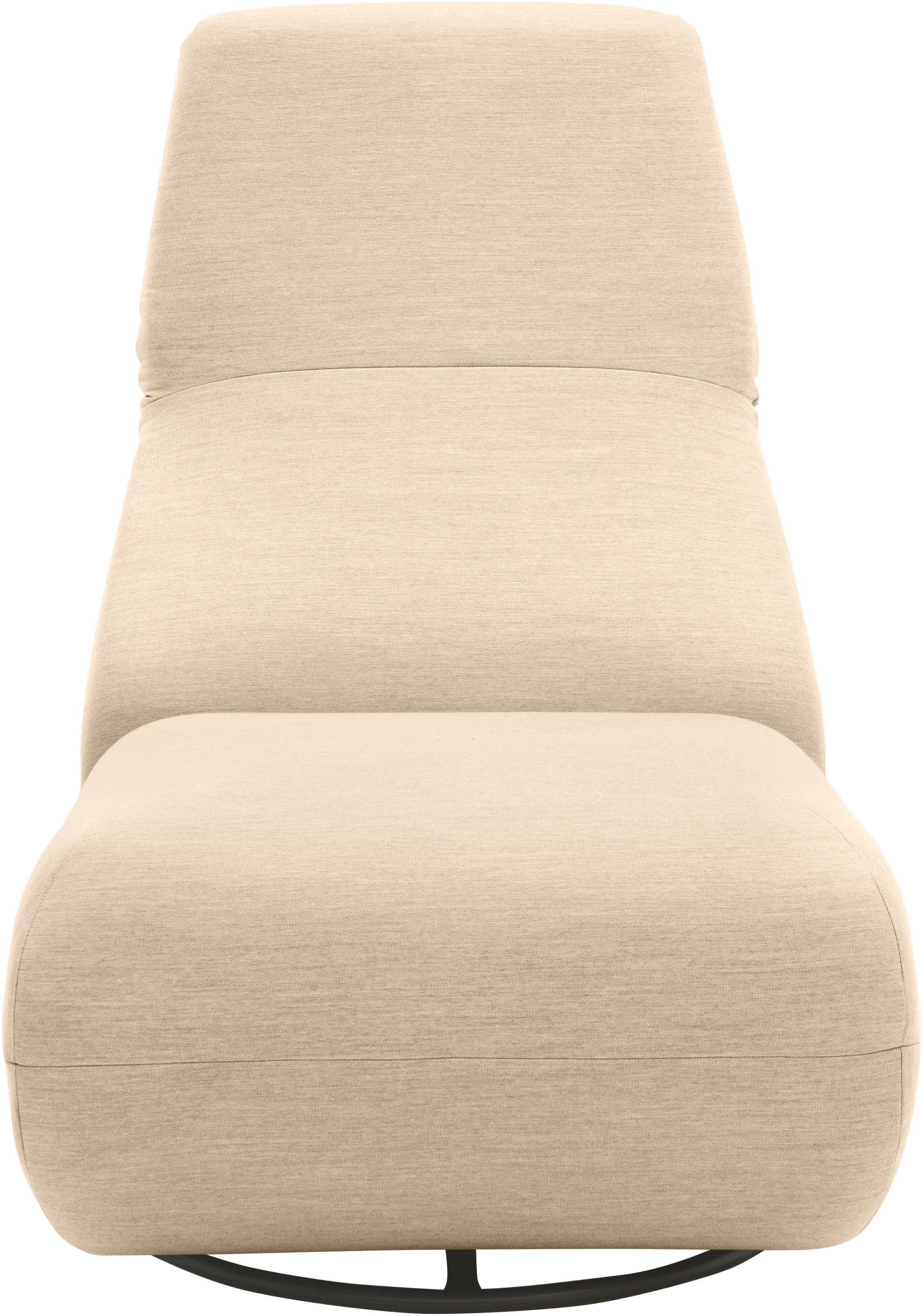Sessel DOMO COLLECTION "Sonner, wahlweise mit Swivelfunktion", beige, B:68cm H:67cm T:88cm, 100% Olefin, Sessel, Um 360 Grad drehbar, Rücken aufstellbar, Drehsessel