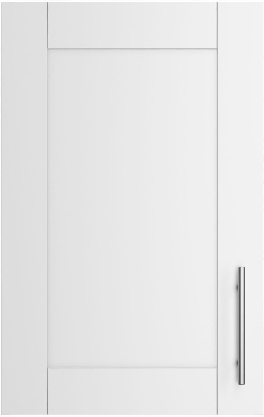 Hängeschrank KOCHSTATION "KS-Ahus", braun (weiß matt, wildeiche nachbildung), B:45cm H:70,4cm T:34,9cm, Schränke, Breite 45 cm Image