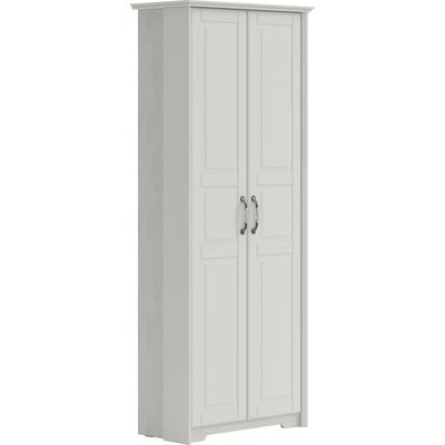 Garderobenschrank HOME AFFAIRE "Evergreen", weiß (elfenbein weiß), B:77,7cm H:191cm T:38,5cm, MDF, Schränke, UV lackiert, mit Soft-Close-Funktion und ausziehbarer Kleiderstange Image