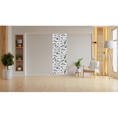 Wandsticker QUEENCE "Fahrzeuge", weiß, B:90cm, Vinyl, Wandtattoos, DIY-Wandsticker zum Bemalen Image