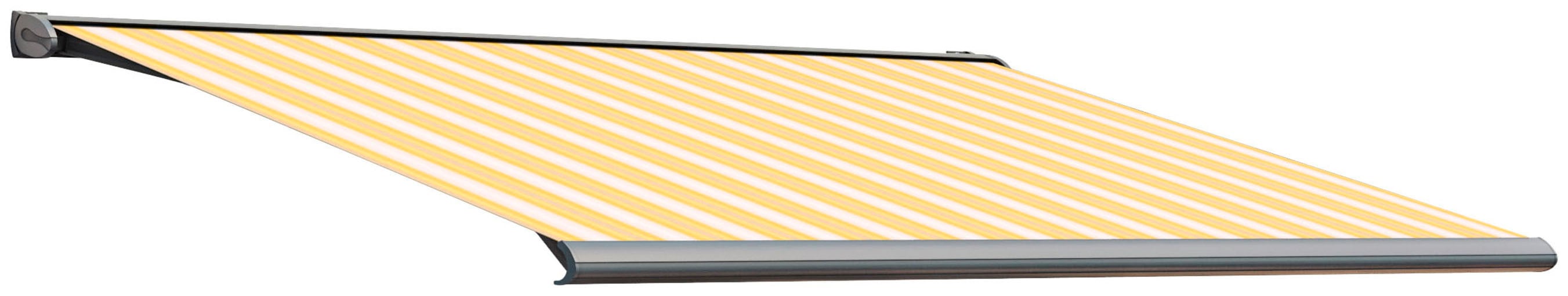 Kassettenmarkise WISMAR "S-Compact", gelb, B:500cm H:19cm, Polyacryl, Markisen