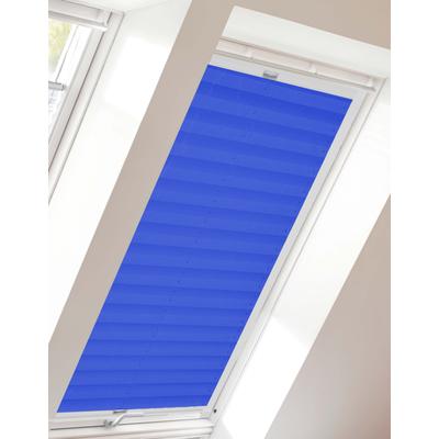 Dachfensterplissee SUNLINES "Young Style Crush", blau (blau, weiß), B:117,4cm H:73,9cm, Obermaterial: 100% Polyester, Plissees, mit Führungsschienen Image