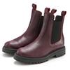 Stiefelette ELBSAND, Damen, Gr. 43, rot (bordeaux), Obermaterial: 100% Rindsleder. Futter: 100% Synthetik. Decksohle: 100% Synthetik. Laufsohle: 100% Synthetik, unifarben, casual, Schuhe, Chelseaboots, Schlupfstiefel, Bikerboots aus Leder