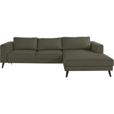 Ecksofa INOSIGN "Lumber Jack, elegant und bequem, Breite 280, hoher Fuß, L-Form", grau (mayfly), B:280cm H:85cm T:167cm, Sofas, in moderner Optik Image