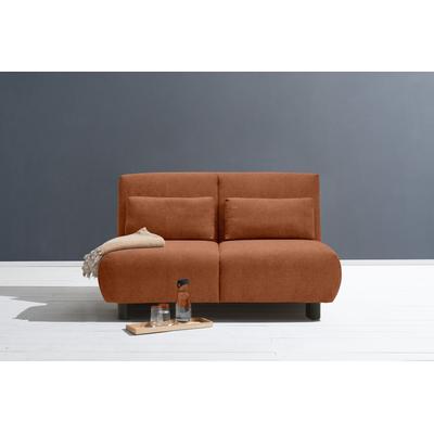 Schlafsofa ELL + ELL "Minou", orange (terra), B:145cm, Sofas Image