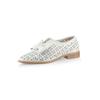Slipper HEINE, Damen, Gr. 40, weiß, Leder, Glattleder, modisch, Schuhe