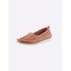 Slipper, Damen, Gr. 39, orange (koralle), Leder, Rindsleder, Rindsleder, sportlich, Schuhe Slipper