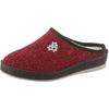 Pantoffel SCHAWOS, Damen, Gr. 42, Warmfutter, rot (bordeaux), Textil, Schuhe