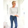 Strickpullover "Pullover", Damen, Gr. 40, weiß, 100% Baumwolle, B.C. BEST CONNECTIONS BY HEINE, unifarben, Langarm, Pullover