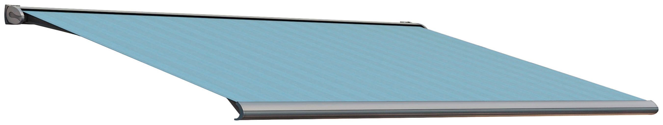 Kassettenmarkise WISMAR "S-Compact", blau, B:350cm H:19cm, Polyacryl, Markisen