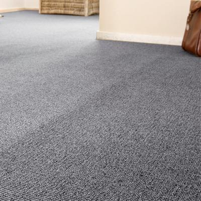 Teppichboden ANDIAMO "Luton, Feinschlinge, Made in Netherlands", grau, B:500cm H:6mm L:1000cm, Kunstfaser, Teppiche, meliert, Breite 400 cm oder 500 cm, strapazierfähig & pflegeleicht Image