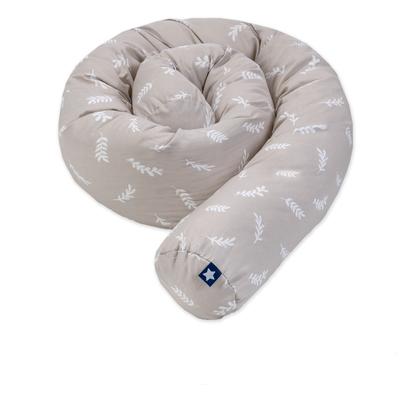 Nestchenschlange JULIUS ZÖLLNER "Jersey, Twiggy", beige (twiggy), Obermaterial: 100% Baumwolle. Füllung: 100% Polyester, Bettnestchen, Made in Germany