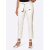 Bequeme Jeans INSPIRATIONEN, Damen, Gr. 54, Normalgrößen, beige (ecru), 97% Baumwolle, 3% Elasthan, unifarben, lang, Jeans