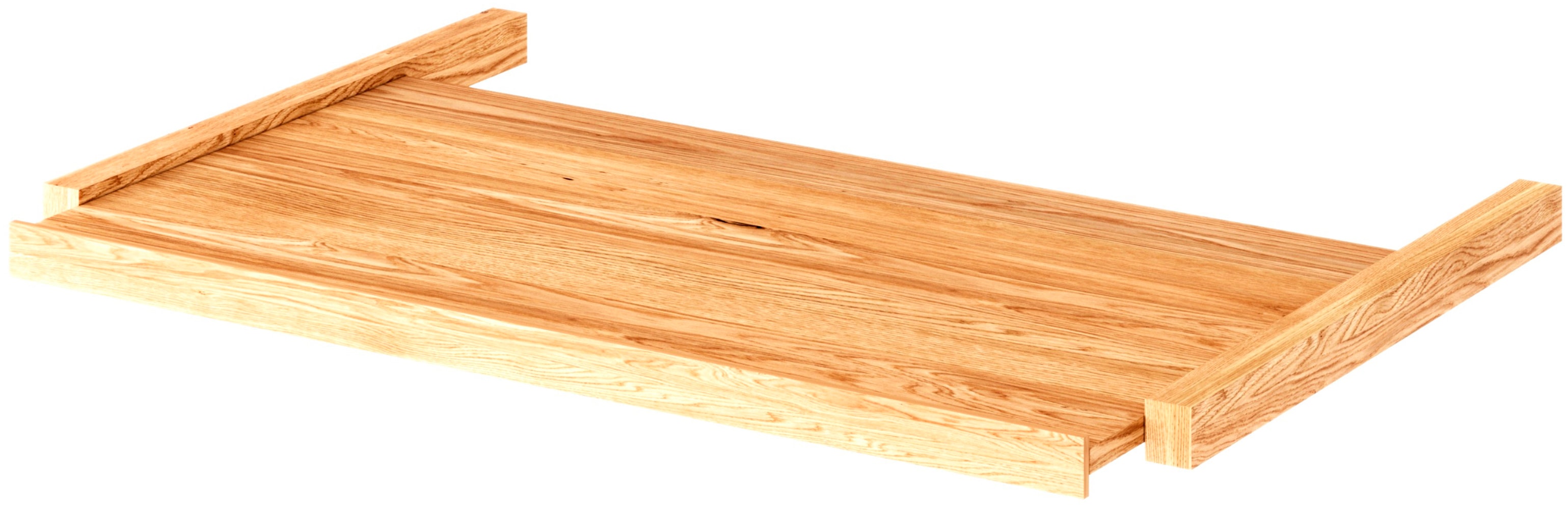 Einlegeboden HOME AFFAIRE "Léopoldine", beige (kernbuche), B:98cm H:2cm T:58cm, Massivholz, Einlegeböden, ausziehbar