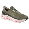 Slip-On Sneaker SKECHERS "GLIDE-STEP ALTUS", Damen, Gr. 41, bunt (olivgrün, rosa), Textil, Synthetik, kontrastfarbene Details, sportlich, Schuhe, Trainingsschuh, Laufschuh mit auffälliger Laufsohle