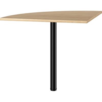 Tischelement GAMI "Faro", braun (eiche hell, eiche hell, eiche hell), B:80cm H:74cm T:80cm, Tische, Eckschreibtischplatte Schreibtischplatte, moderner Industrial Look Image