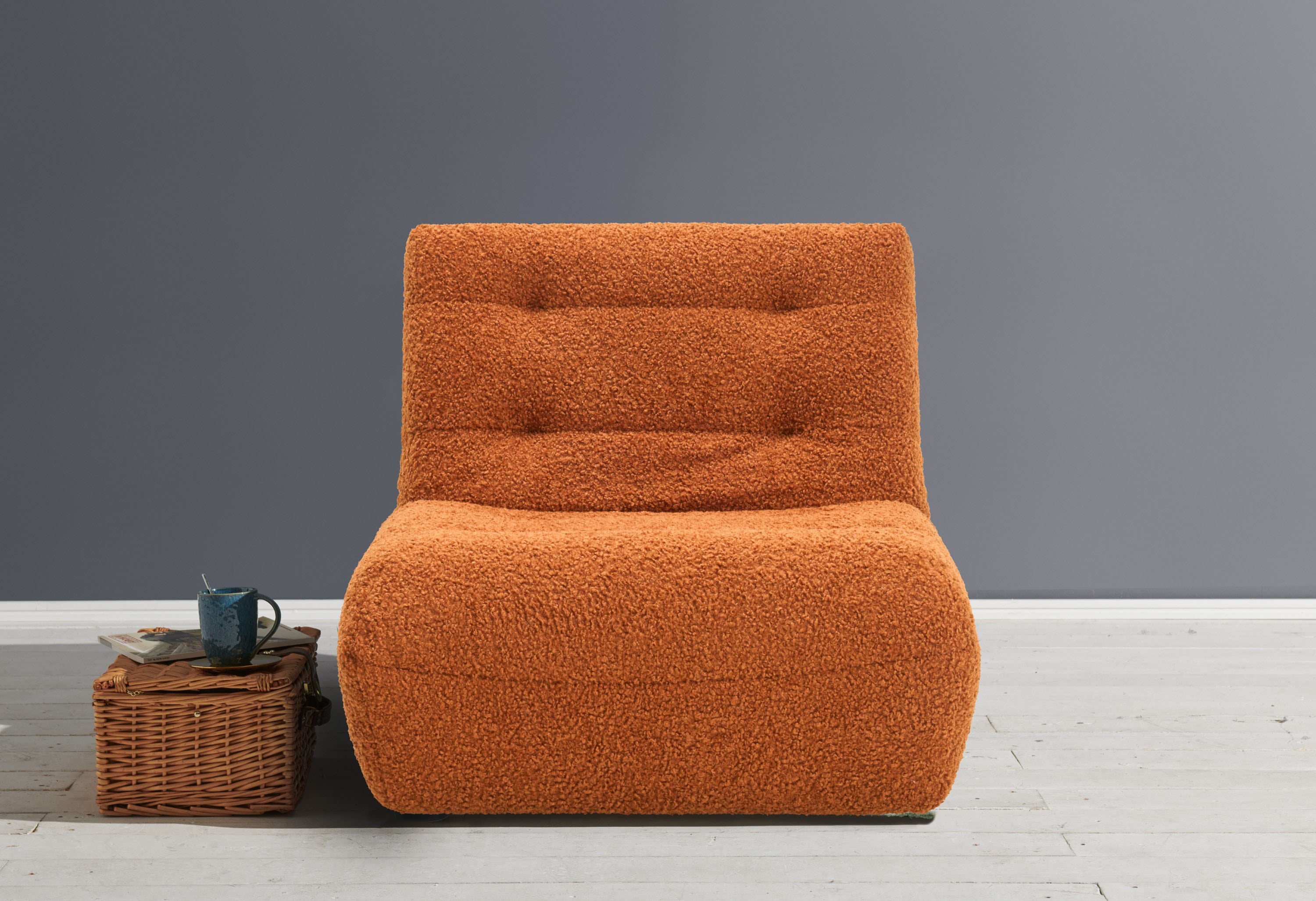 Schlafsofa ELL + ELL "Vanja", terry, B:90cm H:85cm T:100cm, Sofas, Schlafsofa