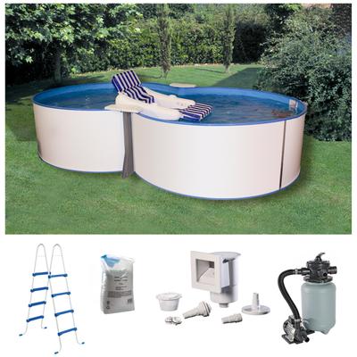 Achtformpool MY POOL BWT "JOY", weiß, B:300cm H:110cm L:470cm, Schwimmbecken, in verschiedenen Größen Image