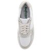 Sneaker REFLEXAN, Damen, Gr. 41, silber (weiß, silberfarben), Glattleder, Nubukleder, sportlich, Schuhe