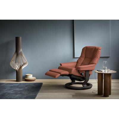 Relaxsessel STRESSLESS "Mayfair", rot (henna paloma), B:88cm H:102cm T:76cm, Leder BATICK: BATICK ist ein leicht korrigiertes, durchgefärbtes und genarbtes Möbelleder, bei dem die meisten Unebenheiten und Spuren in der Regel entfernt wurden., Leder... Image