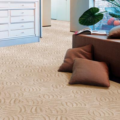 Teppichboden ANDIAMO "Amberg, Strukturschlinge, Made in Belgium", beige (hellbeige), B:300cm H:9mm L:1200cm, Kunstfaser, Teppiche, Breite 200, 300, 400 oder 500 cm, Hoch-Tief Effekt, strapazierfähig Image