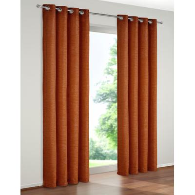 Vorhang WIRTH "Holmsund 288g/qm" Gr. 9, rot (rotbraun), B:172cm H:200cm, Chenille, Polyacryl, Gardinen Image