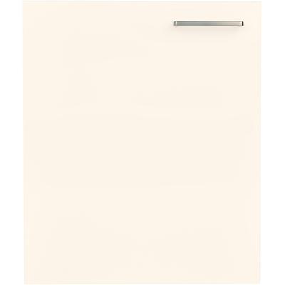 Frontblende NOBILIA "Touch", Ausrichtung wählbar", weiß (front: lacklaminat magnolia supermatt), B:60cm H:72cm T:1,9cm, MDF, Möbelblenden, für integrierte Kühlgeräte und Waschautomaten, Breite 60 cm Image