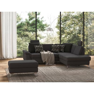 Ecksofa SIT & MORE "Padua L-Form", braun (espresso), B:276cm H:89cm T:228cm, Sofas, inklusive Sitztiefenverstellung, Armteilfunktion und Federkern Image