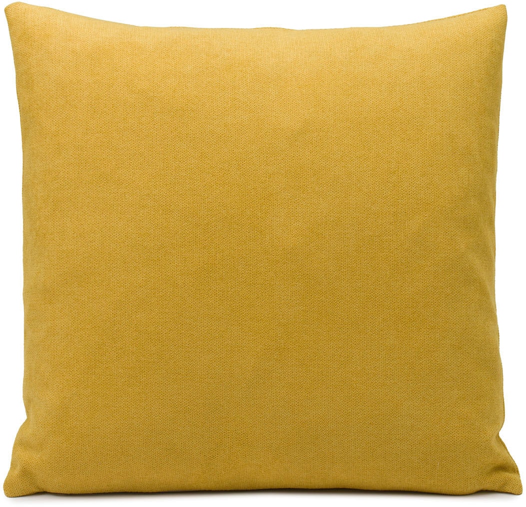 Kissenhülle GÖZZE "Darco" Gr. 2, gelb (senf), B:50cm L:50cm, Polyester, Obermaterial: 100% Polyester, Kissenbezüge